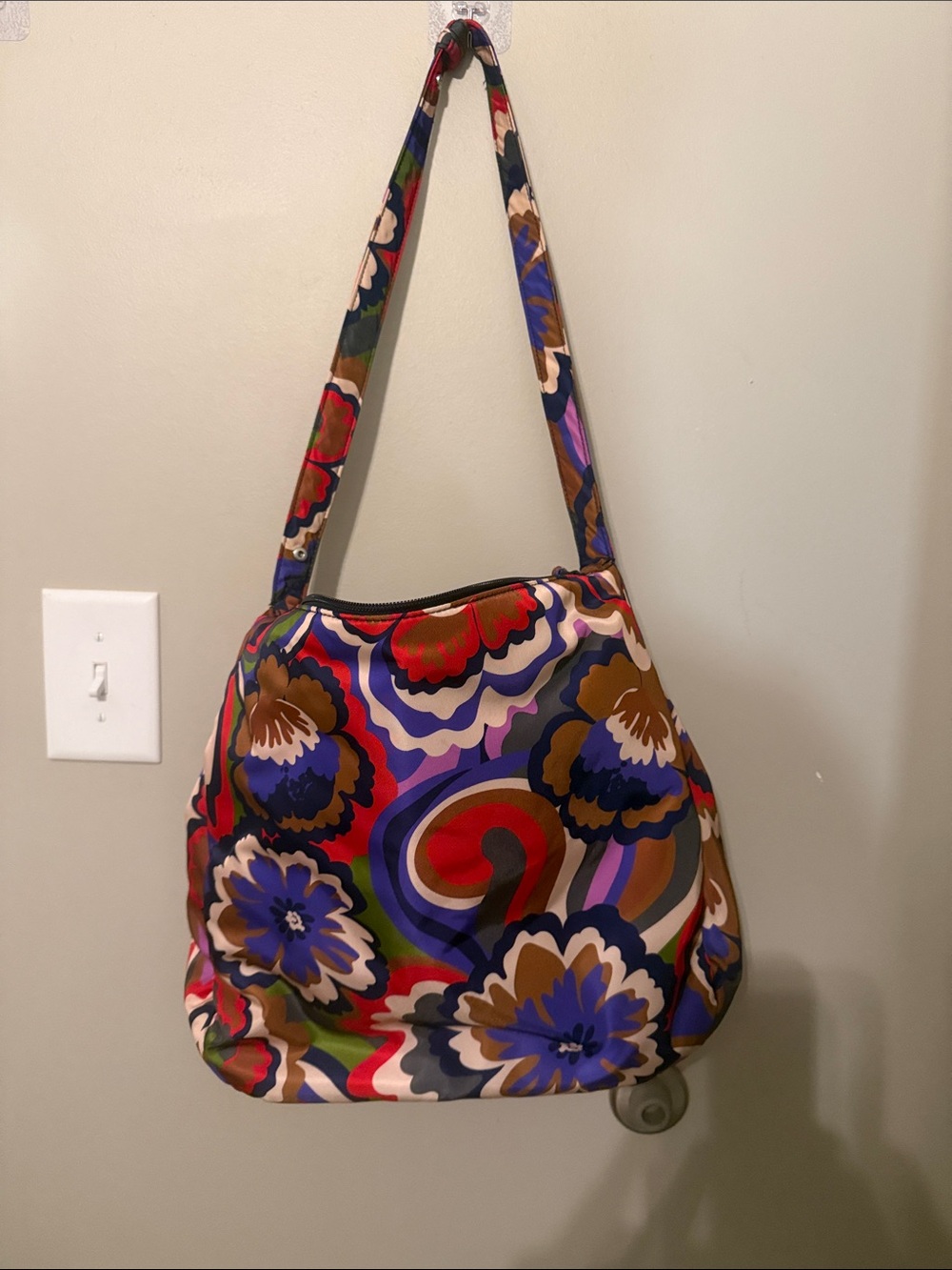 Vera Bradley Bold Floral Multicolor Shoulder Bag